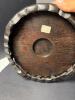 Waccam Made in Italy Glazed Pottery Planters with Wood Stands - 8