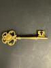 Ornate Brass Skeleton Key in Victorian-Style - 2