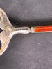Sterling Silver and Enamel Demitasse Spoons with Brass Wall Rack - 5