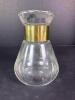 Miniature Corning Heat-Proof Glass Coffee Carafe with Brass Band - 4