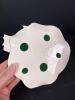 Ceramic Plate With Black Scottie Dog Motif and Flower - 2