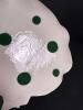 Ceramic Plate With Black Scottie Dog Motif and Flower - 3