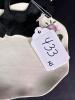 Ceramic Plate With Black Scottie Dog Motif and Flower - 5