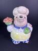 Fitz and Floyd Pig Chef Teapot Hand-Painted Ceramic - 4