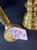 Three Brass Candlesticks in Mixed Styles - 4