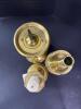 Three Brass Candlesticks in Mixed Styles - 5