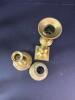 Three Brass Candlesticks in Traditional Style - 5