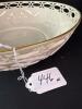 Large Lenox Porcelain Reticulated Bowl With Gilt Rim - 7