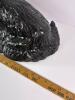 Large Ceramic Scottish Terrier Dog Sculpture in Black Glaze - 3