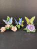 Three Lenox Butterfly Porcelain Figurines, Limited Edition
