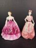 Coalport Bone China Figurines, Kimberly and Debutante of the Year