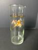 Hand-Painted Glass Cocktail Pitcher with Stirrer W/ Pheasant Motif - 4