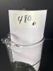 Hand-Painted Glass Cocktail Pitcher with Stirrer W/ Pheasant Motif - 7