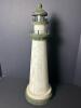 Wood 21" Tall Lighthouse With Green and White Finish - 4