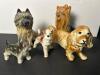 Staffordshire-Style and Japanese Porcelain Dog Figurines