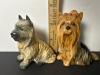 Staffordshire-Style and Japanese Porcelain Dog Figurines - 2