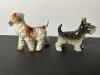 Staffordshire-Style and Japanese Porcelain Dog Figurines - 9