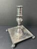 Colonial Williamsburg Reproduction Square-Based Metal Candlestick
