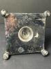 Colonial Williamsburg Reproduction Square-Based Metal Candlestick - 6