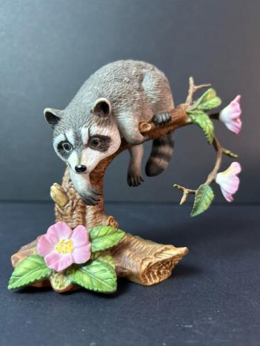 Lenox Twilight Mischief Raccoon Porcelain Figurine