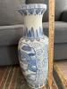 Very Large 23" Blue and White Chinese Style Porcelain Vase - 4