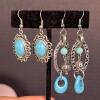 Lot of Blue and Green Beaded Costume Jewelry - 5