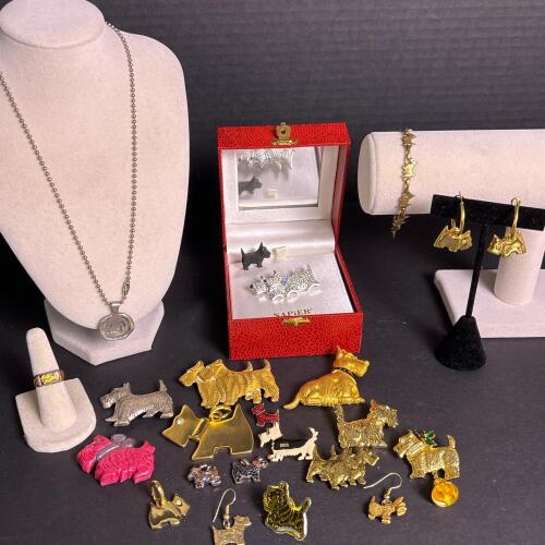 Assorted Scottie Dog Jewelry and Accessories