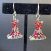Red Hat Society Enamel Pins and Earrings - 2