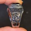 Screven County Academy 1989 Class Ring with Blue Gem - 4