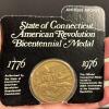 Connecticut Bicentennial Medal & Franklin Mint Benjamin Franklin Medal - 2