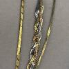 Lot of 14K Gold Flat Link Jewelry - 3