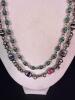 Beaded Sterling Silver Necklace and Bracelet Set - 2