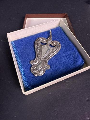 Towle Sterling Ornament Baroque-Style Pendant