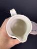 Stoneware Creamer Pitchers with Heart Motif Trivets - 3