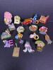 Disney Character Enamel and Die-Cast Collector Pins, Assorted Designs