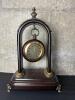 Mantel Clock With Brass-Style Detailing and Quartz Movement