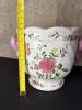 Chinese Famille Rose-Style Porcelain Planter with Floral Decoration - 4