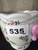 Chinese Famille Rose-Style Porcelain Planter with Floral Decoration - 7