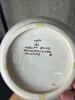 Handpainted Delft Rood Decorative Plate on Brass Stand - 3