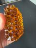 Amber Glass Hobnail-Style Ashtray or Trinket Dish - 4