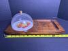 Gerber Trencher Wooden Serving Tray and Covered Cheese Board - 10