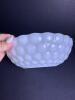 White Milk Glass Bubble Bowl - 4