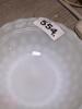 White Milk Glass Bubble Bowl - 6