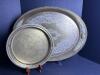Ornate Brass Serving Trays Victorian-Style
