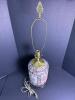 Porcelain Table Lamp With Brass Hardware in Famille Rose Style