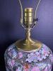 Porcelain Table Lamp With Brass Hardware in Famille Rose Style - 3