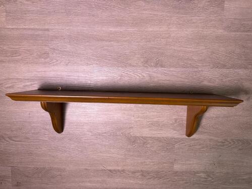 Wood Wall Shelf in Traditional Style