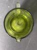 Small Blown Olive Green Glass Pitcher American Victorian-Style - 4