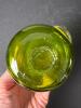 Small Blown Olive Green Glass Pitcher American Victorian-Style - 5