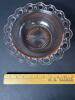 Pink Depression Glass Bowl With Open Lace Rim - 2